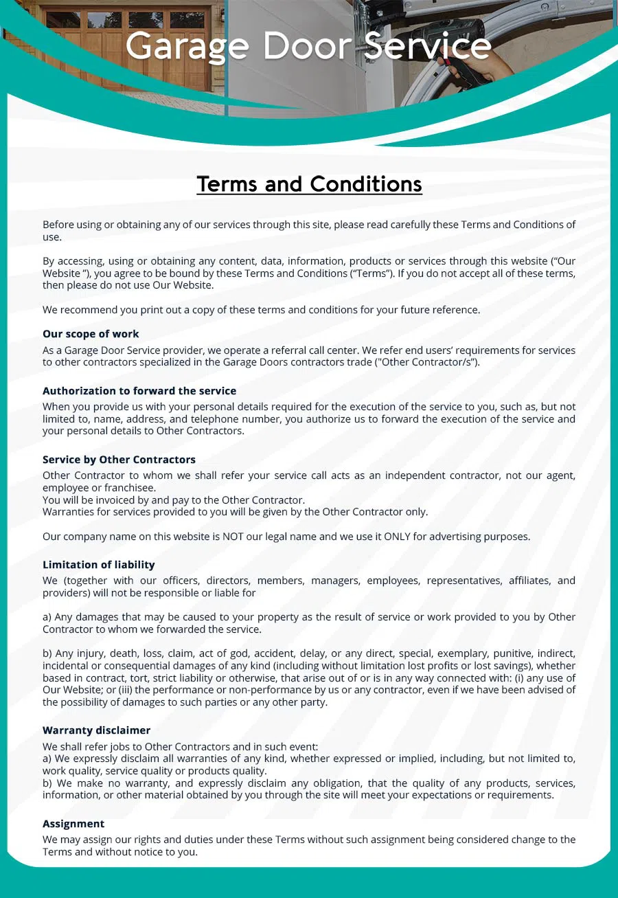 Garage Door Mobile Service Repair Hayward, CA 510-779-9023